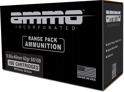 Ammo Inc 5.56x45mm 62gr. Fmj - 20rd 25bx/cs