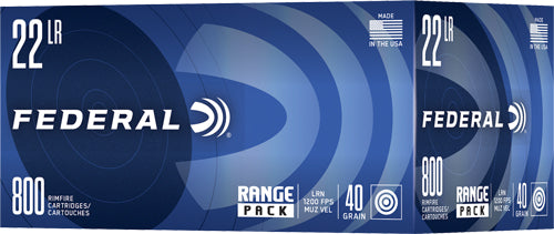 Federal 22lr 1200fps 40gr Lrn - 800rd 4bx/cs