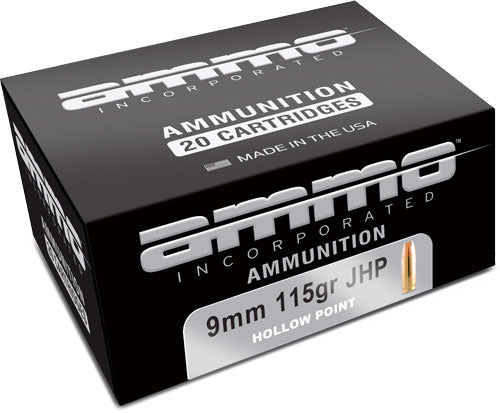 Ammo Inc 9mm 115gr Jhp - 20rd 10bx/cs