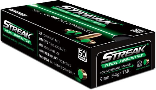 Ammo Inc 9mm 124gr Tmc Green - Streak 50rd 20bx/cs