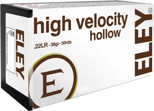 Eley High Velocity Hp 22lr - 38gr 50rd 100bx/cs