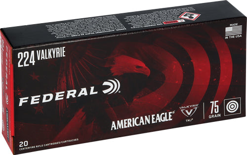 Federal Ae 224 Valkrie 75gr - Fmj 20rd 10bx/cs