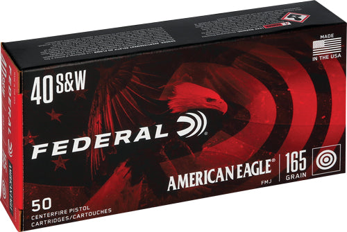 Federal Ae 40sw 165gr Fmj-tc - 50rd 20bx/cs