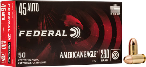 Federal Ae 45acp 230gr Fmj - 50rd 20bx/cs