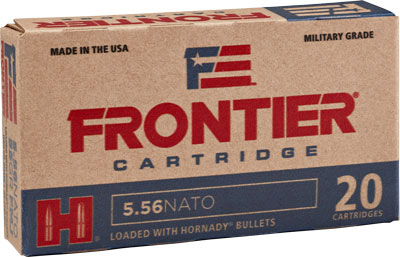 Frontier 5.56mm Nato 55gr Fmj - 20rd 25bx/cs