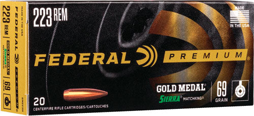 Federal Gold Medal 6.5cm 140gr - Sierra Matchking 20rd 10bx/cs