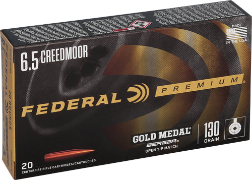 Federal Gold Medal 6.5cm 130gr - Berger Vld 20rd 10bx/cs