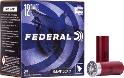 Federal Game Load 12ga 2.75" - 1oz #7.5 25rd 10bx/cs