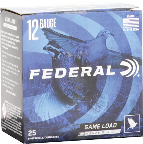 Federal Game Shok 12ga 2.75" - 1 1/8oz #4 25rd 10bx/cs