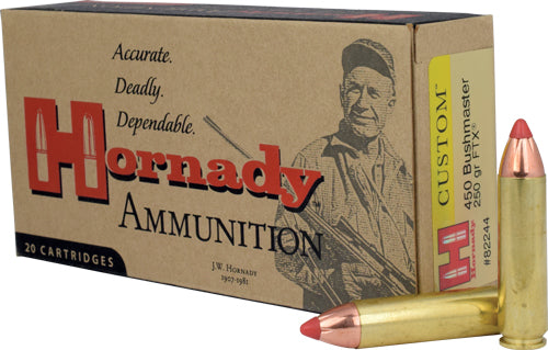 Hornady 450 Bushmaster 250gr - Ftx 20rd 10bx/cs