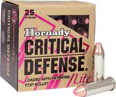 Hornady Critical Defense Lite - 9mm Lgr 100gr Ftx 25rd 10bx/cs