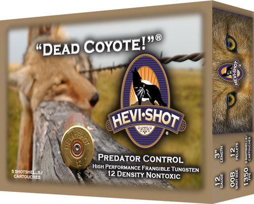 Hevi-shot Dead Coyote 12ga 3" - 1-1/2oz T 10rd 10bx/cs