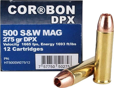 Corbon Ammo .500sw Magnum - 275gr Dpx 12rd 12bx/cs