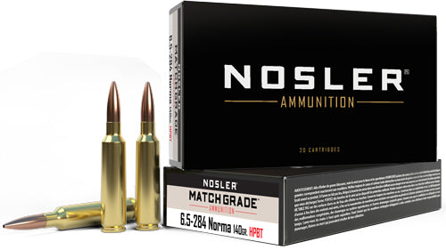 Nosler Match 6.5mm X 284 Norma - 140gr Custom Hpbt 20rd 10bx/cs