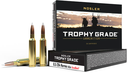 Nosler Trophy 6.5mmx284 Norma - 140gr Accubond 20rd 10bx/cs