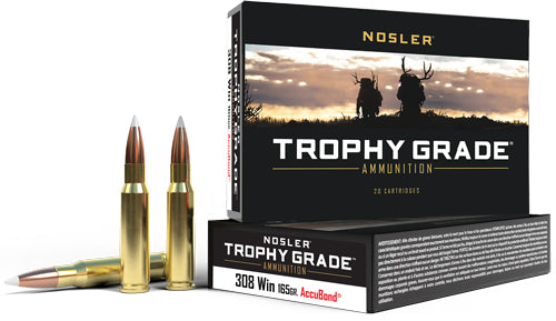 Nosler Trophy Grade 308win 165 - 20rd 10bx/cs Gr Accubond