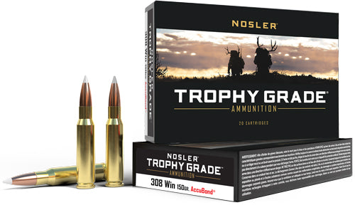 Nosler Trophy 308win 150gr - Accubond 20rd 10bx/cs