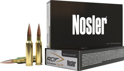 Nosler 6.5cm 140gr Rdf Hpbt - Match Grade 20rd 10bx/cs