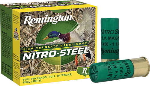 Remington Nitro-steel 12ga 3" - #4 1450fp 1-1/4oz 25rd 10bx/cs