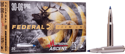 Federal 30-06 175gr Terminal - Ascent 20rd 10bx/cs