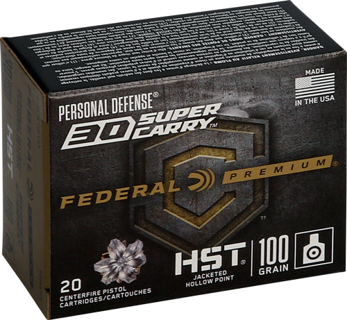 Federal 30 Super Carry 100gr - Hst Jhp 20rd 10bx/cs