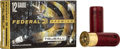 Federal Truball Slg 12ga 2.75" - 1600fps 1oz 5rd 50bx/cs