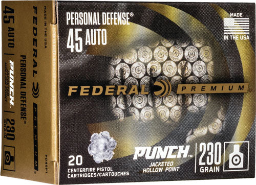 Federal Punch 45acp 230gr - Jhp 20rd 10bx/cs