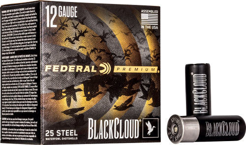 Federal Blck Cloud 12ga 3" #4 - 1450fps 1 1/4 Oz 25rd 10bx/cs