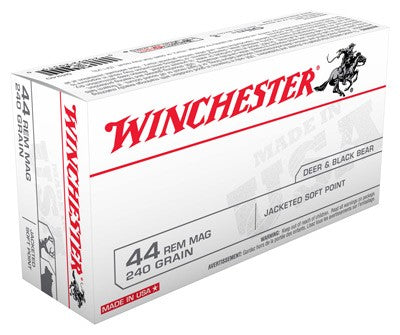 Winchester Usa 44 Rem Magnum - 240gr Jsp 50rd 10bx/cs