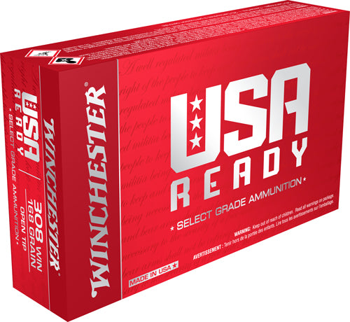 Winchester Usa Ready 308win - 168gr Opentp Mtch 20rd 10bx/cs