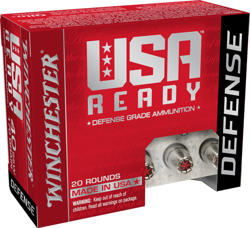 Winchester Usa Ready 40 Sw - 170gr Jhp 20rd 10bx/cs