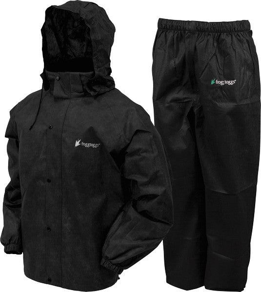 Frogg Toggs Rain & Wind Suit - All Sports Medium Blk/blk