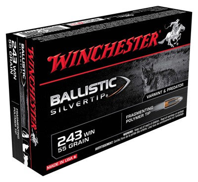 Winchester Supreme 243 55gr - Ball Silver-tip 20rd 10bx/cs