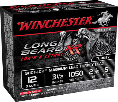 Winchester Lg Bd Xr 12ga 3.5 5 - 1050f Slok 2-1/8oz 10rd 10bx/c