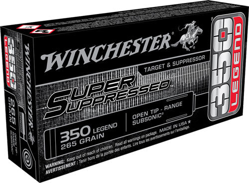 Winchester Super Suppress 350 - Legend 265gr Fmj 20rd 10bx/cs