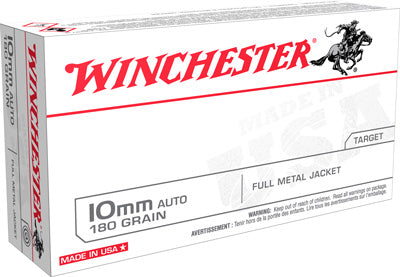 Winchester Usa 10mm Auto - 180gr Fmj 50rd 10bx/cs