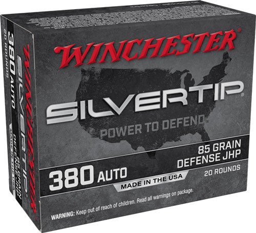 Winchester Silvertip 380acp - 85gr Silvertip Hp 20rd 10bx/cs