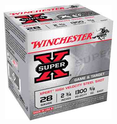 Winchester Xpert Steel 28ga - 2.75" 5/8oz #6 25rd 10bx/cs