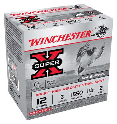 Winchester Xpert 12ga 3" 1550f - Steel #2 1-1/8oz 25rd 10bx/cs