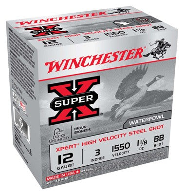 Winchester Xpert 12ga 3" 1550f - Steel Bb 1-1/8oz 25rd 10bx/cs