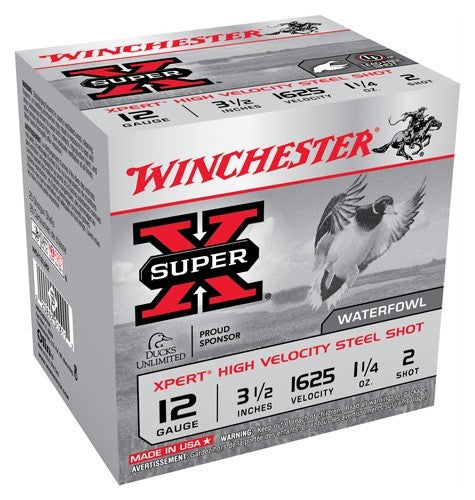 Winchester Xpert 12ga 1625f #2 - 3.5" Steel 1-1/4o 25rd 10bx/cs