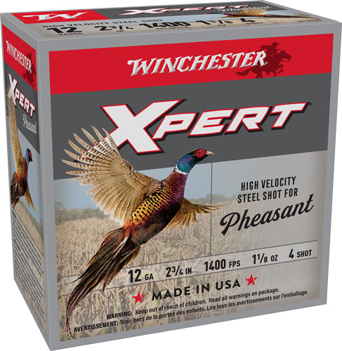 Winchester Xpert Steel 12ga - 2.75" 1 1/8oz #4 25rd 10bx/cs