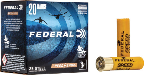 Federal Speed Shok 20ga 3" #1 - 1550fps 7/8oz 25rd 10bx/cs