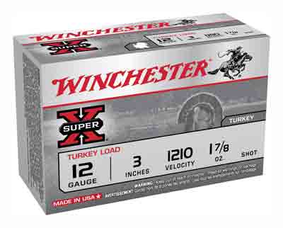 Winchester Super-x Trky 12ga 5 - 3" 1210fp 1-7/8oz 10rd 10bx/cs