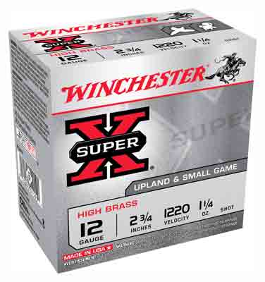 Winchester Super-x 12ga 2.75" - 1220fps 1-1/4oz 4 25rd 10bx/cs