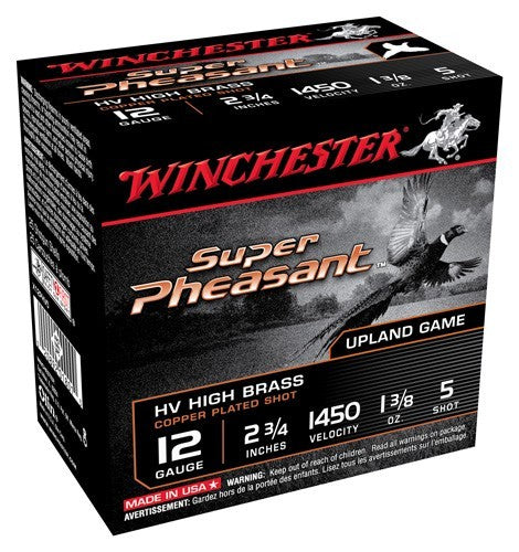 Winchester Super Pheasant 12ga - 1450fps 1-3/8oz 5 25rd 10bx/cs