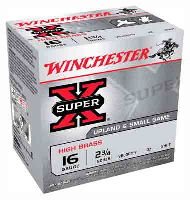 Winchester Super-x 16ga 2.75" - 1295fps 1-1/8oz 4 25rd 10bx/cs