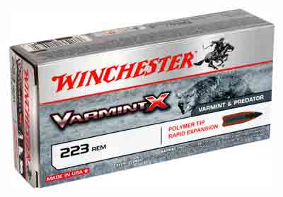 Winchester Varmint-x 223rem - 40gr Poly Tipped 20rd 10bx/cs