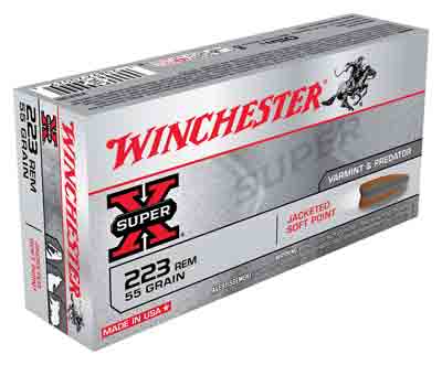 Winchester Super-x 223rem 55gr - Jsp 20rd 10bx/cs