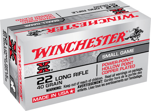 Winchester 22lr 40gr Lead Hp - 222rd 10bx/cs Case Lot